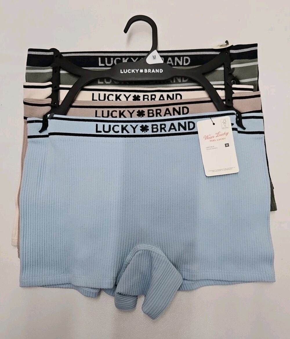 Lucky Brand Woman's Boyshorts Size Medium Multicolor New